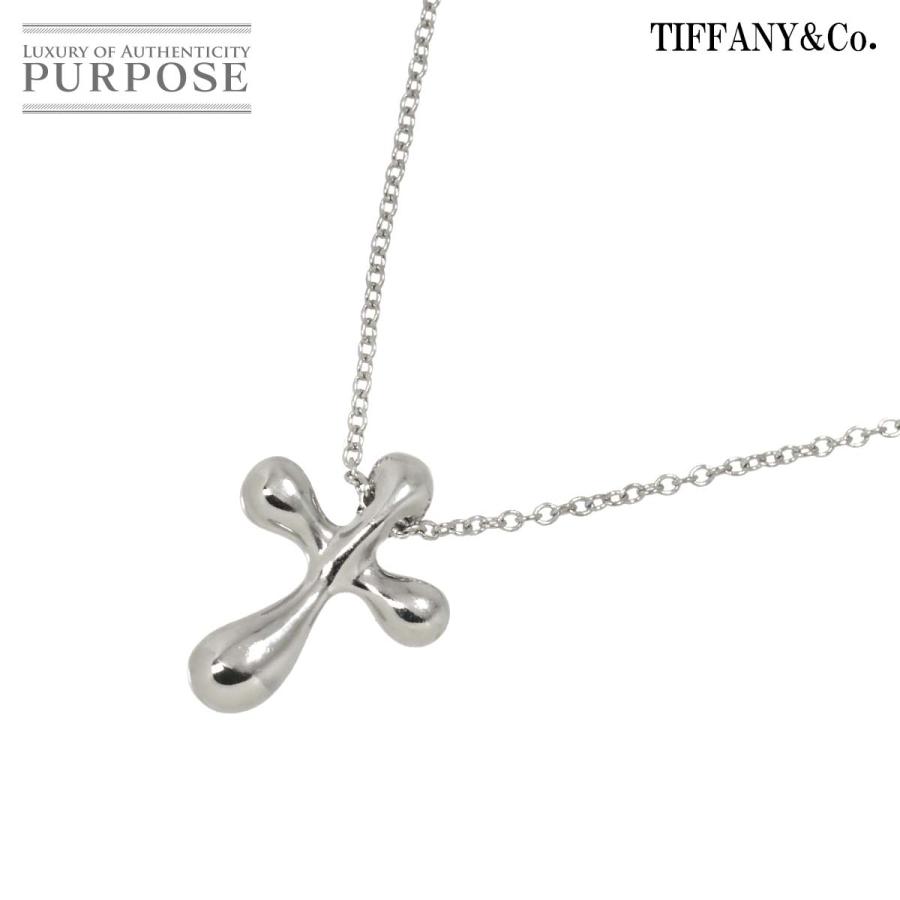 TIFFANY&Co.（ティファニー） クロス ネックレス 40cm Pt プラチナ