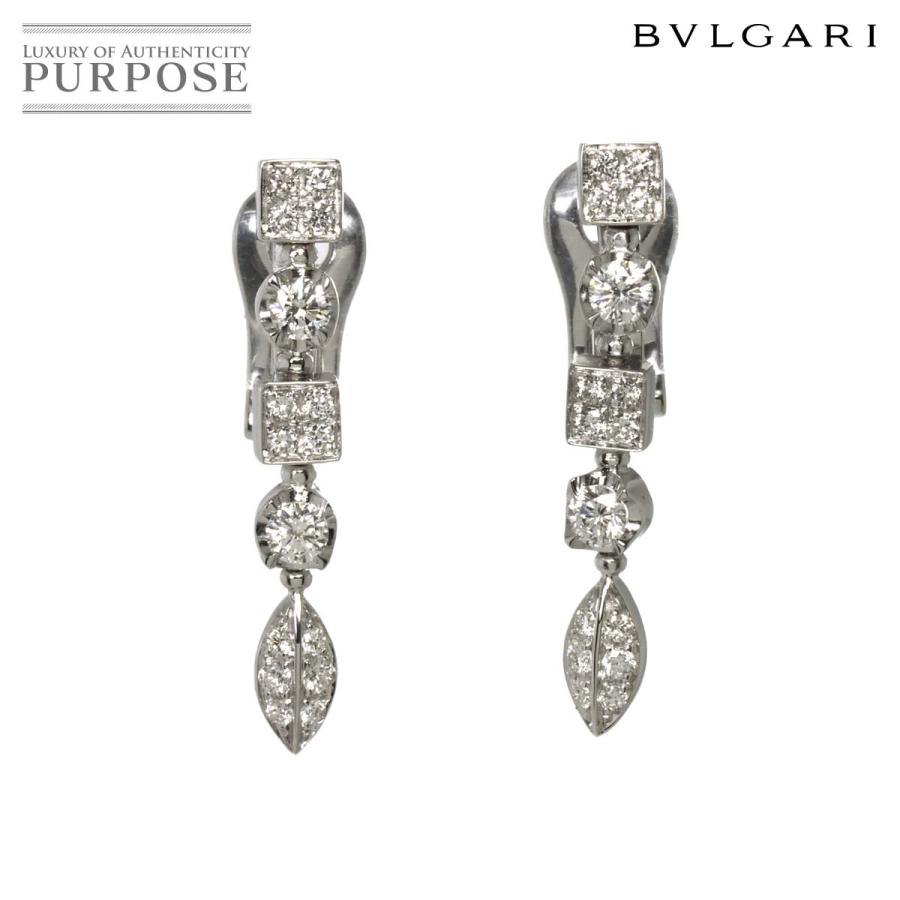 BVLGARI（ブルガリ） ルチア ダイヤ ピアス K18 WG ホワイトゴールド