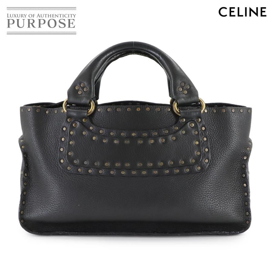 CELINE（セリーヌ） ブギーバッグ ハンド バッグ レザー ブラック  
