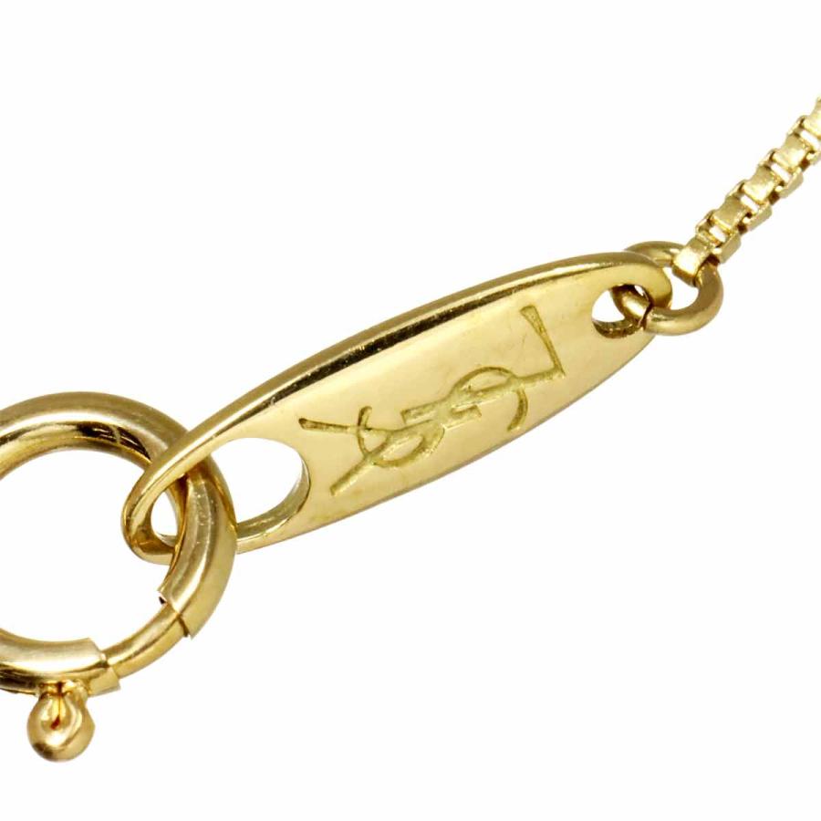 激レア✨イヴサンローラン ネックレス ハート 大ぶり ビンテージ ゴールド Yves Saint Laurent イブサンローラン YSL ヴィンテージ ハートトップ