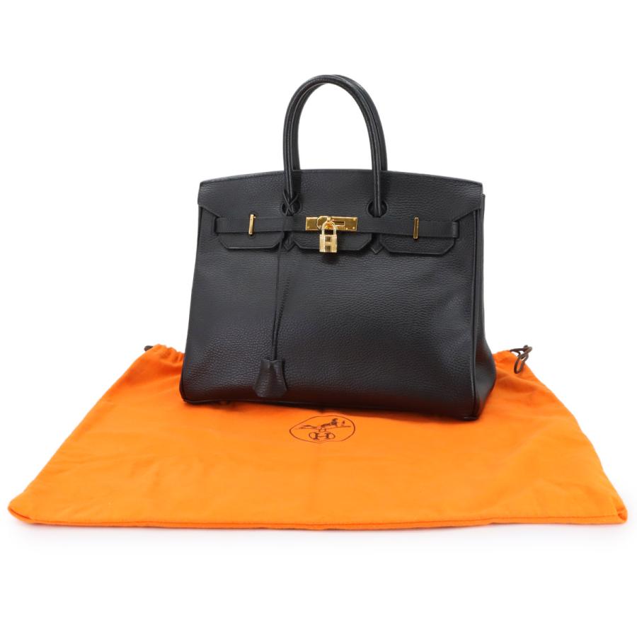 HERMES（エルメス） 新品同様 バーキン35 アルデンヌ ブラック ハンド