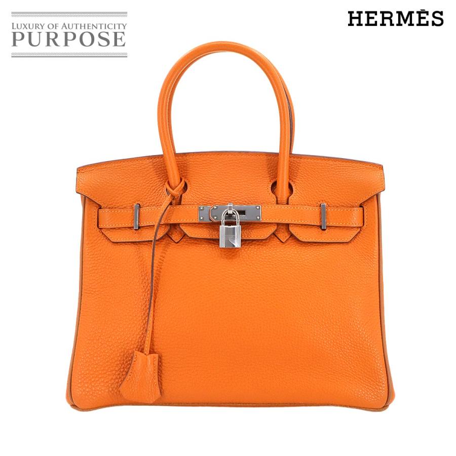 新品同様 エルメス バッグ バーキン30 トゴ ポティロン ゴールド ハンド バッグ □I刻印 レディース 90306064 【中古】ブランド HERMES（エルメス） 新品同様 バーキン30 トゴ ポティロン ゴールド