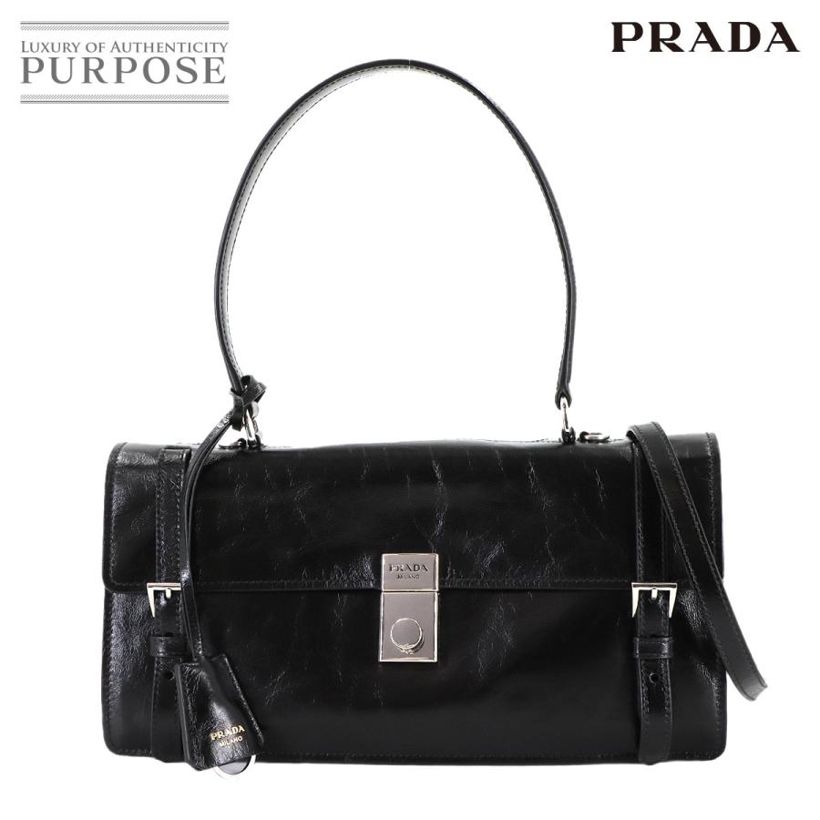 PRADA SPORTハンドバッグ ブラック ビジネスバッグ ショルダー2WAY CANAPA プラダ PRADA 2WAYショルダーバッグ ハンドバッグ ブラック