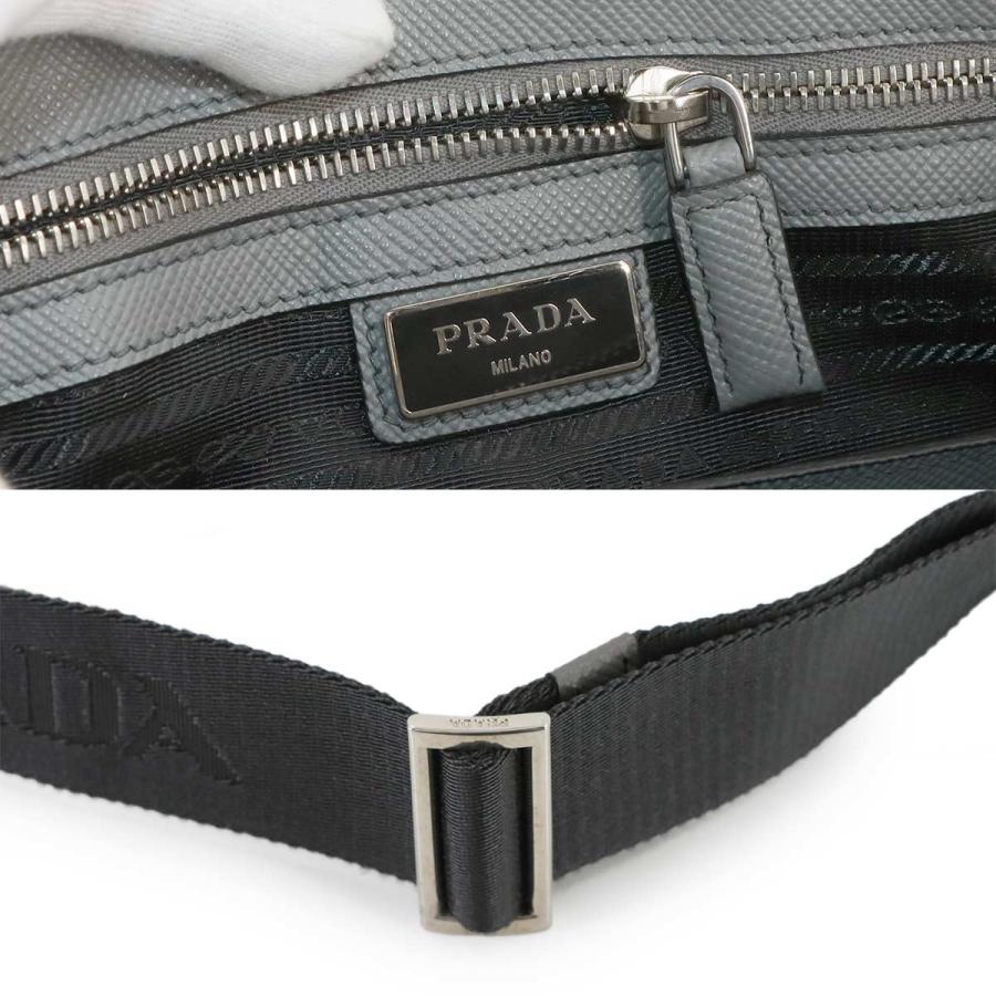 PRADA（プラダ） 新品同様 サフィアーノ ショルダー バッグ レザー