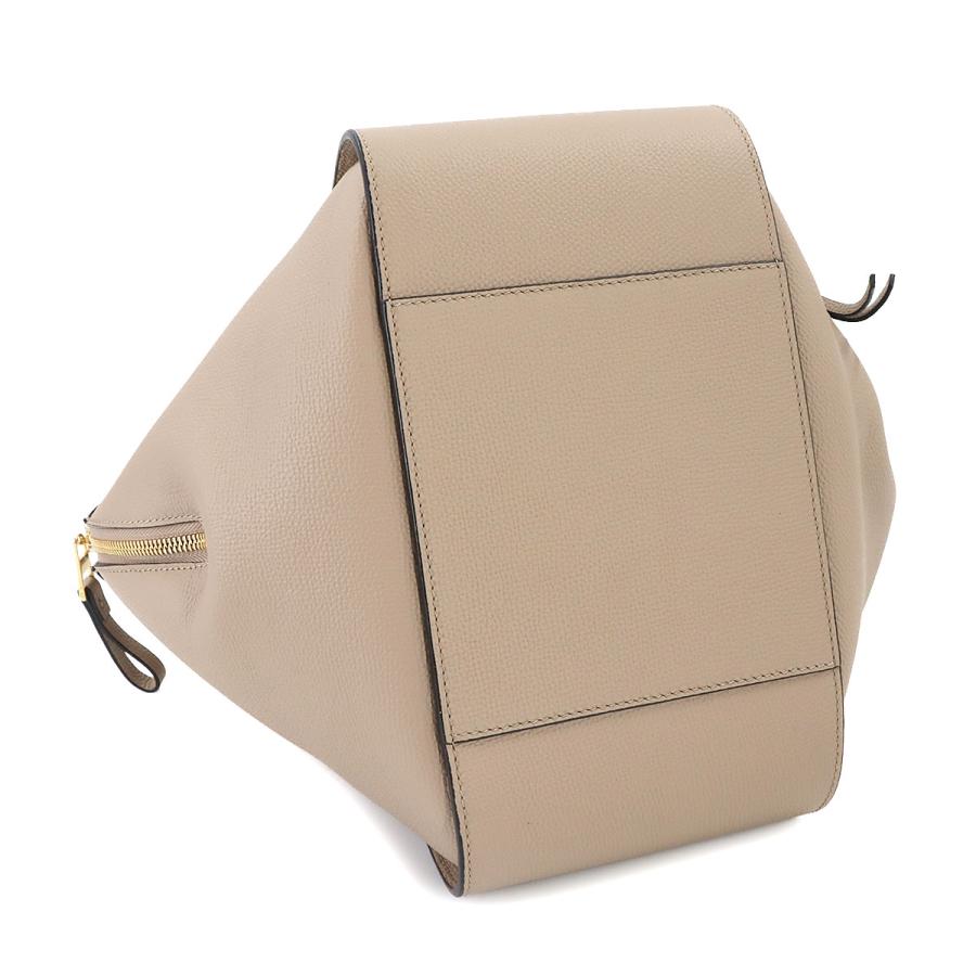 新品同様 ロエベ LOEWE ハンモック スモール 2way ハンド ショルダー バッグ レザー サンド A538S35X18 ゴールド 金具 90306093の画像