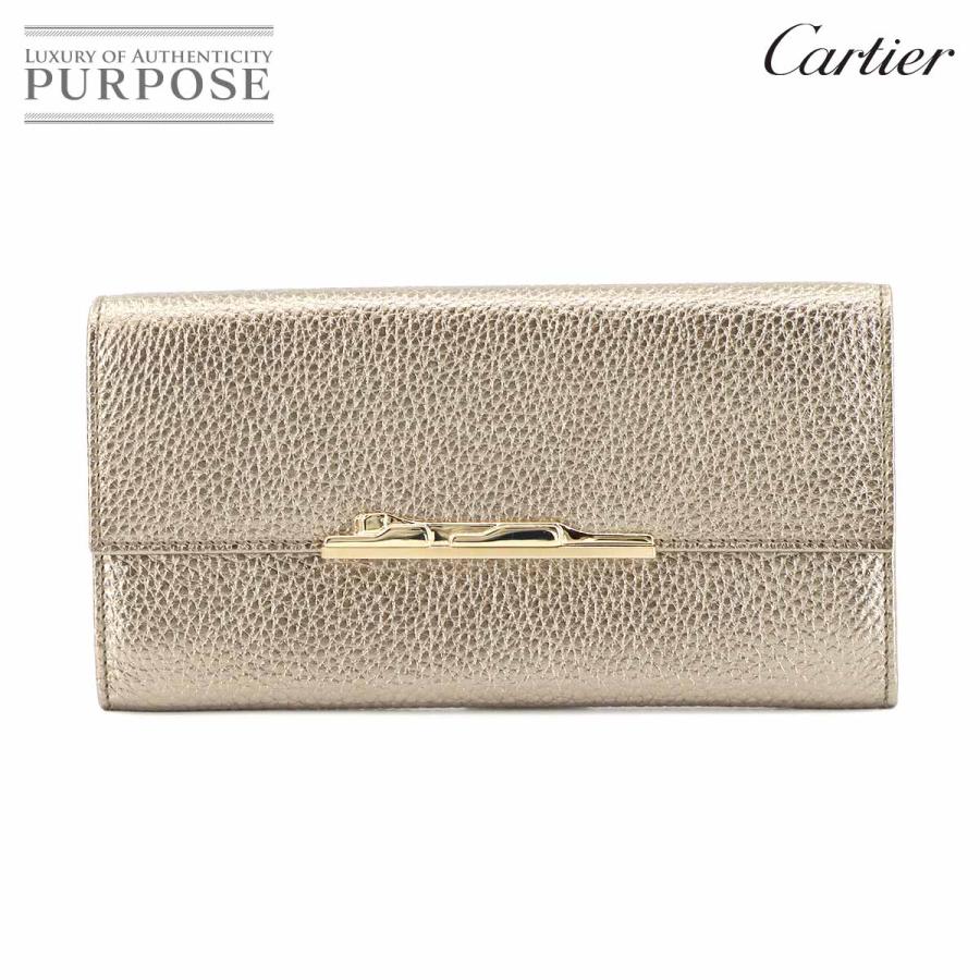 Cartier（カルティエ） 新品同様 パンテール アールデコ 二つ折り 財布