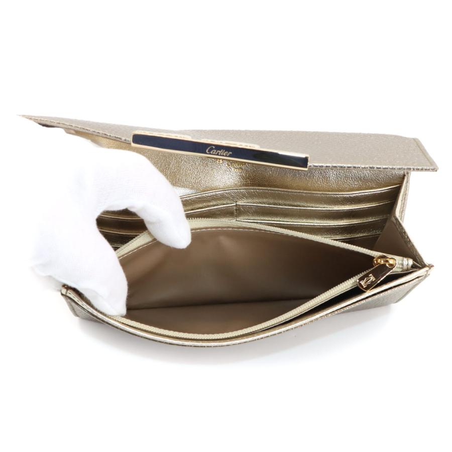 Cartier（カルティエ） 新品同様 パンテール アールデコ 二つ折り 財布