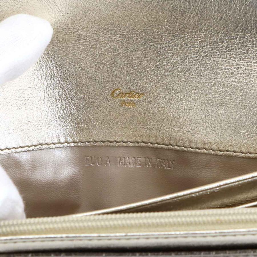 Cartier（カルティエ） 新品同様 パンテール アールデコ 二つ折り 財布