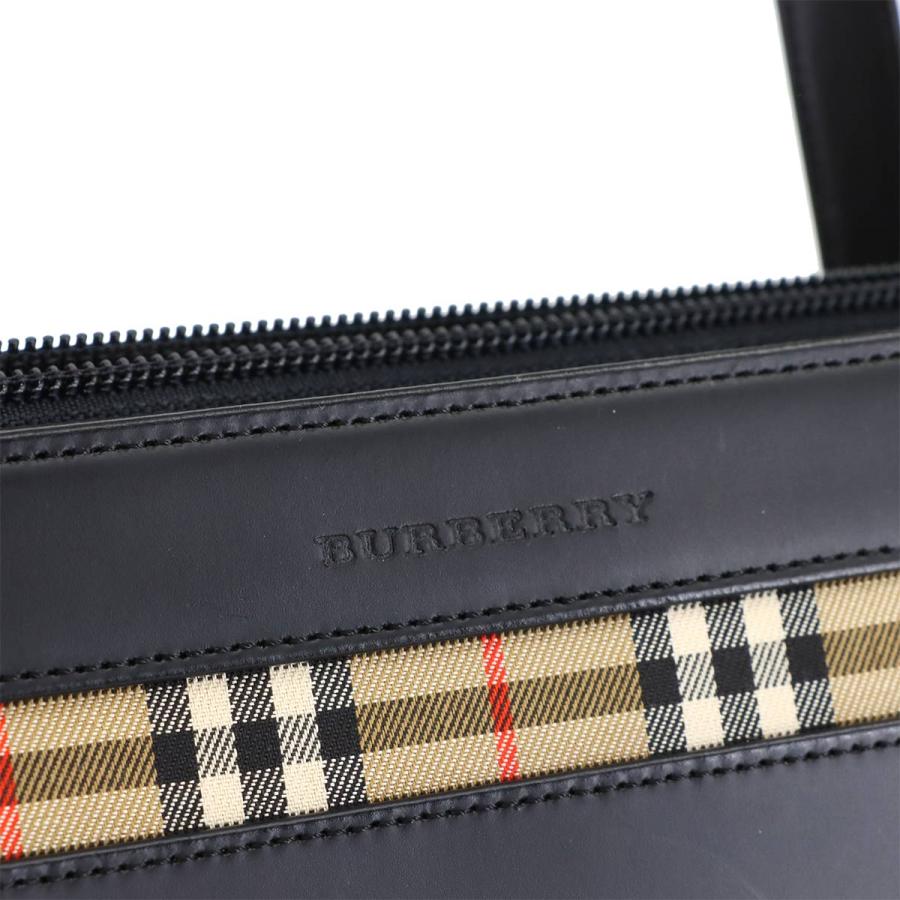 BURBERRY（バーバリー） ハンドバッグ ノバチェック キャンバスxレザー