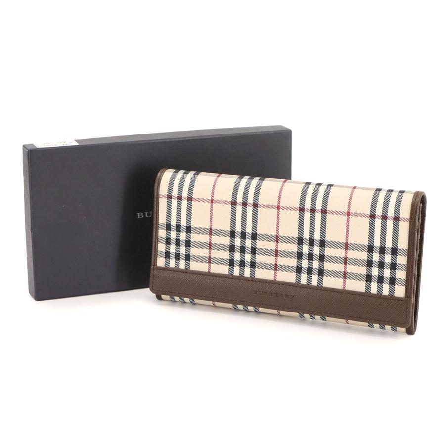 BURBERRY（バーバリー） 未使用 展示品 ノバチェック 二つ折り 長財布