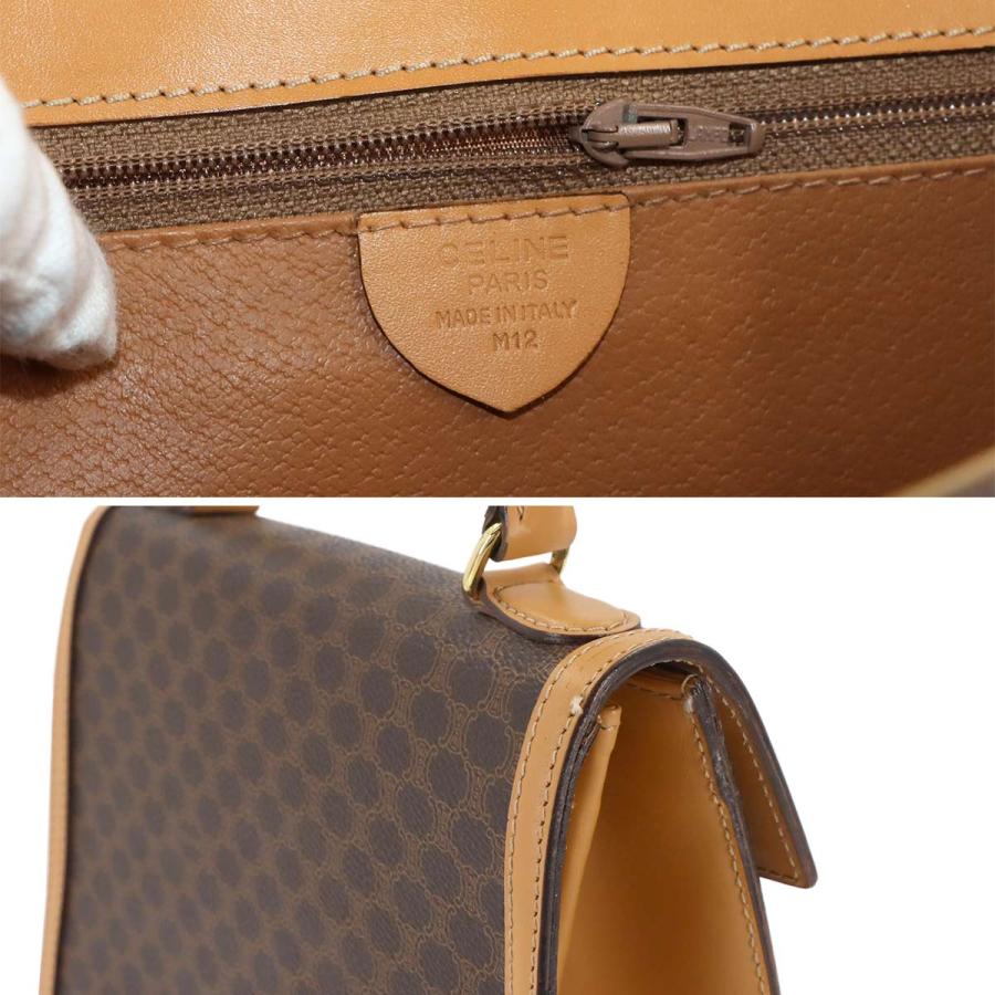 CELINE（セリーヌ） 新品同様 マカダム ガンチーニ ハンド バッグ PVC