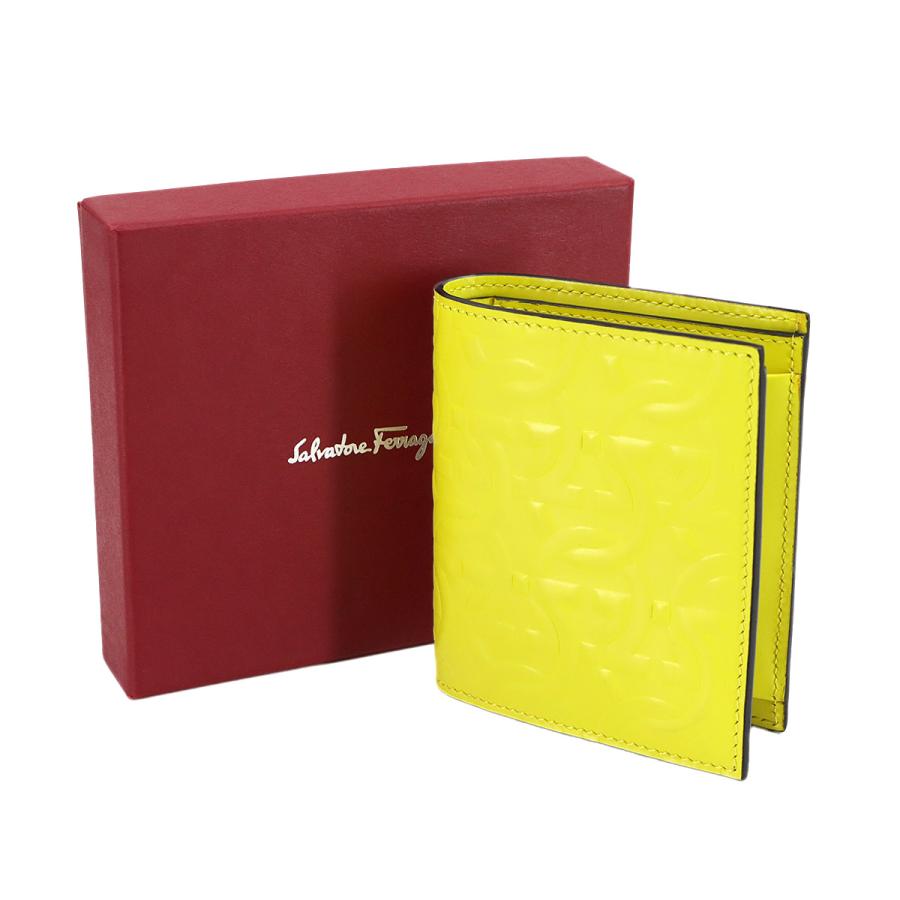 新品 フェラガモ ガンチーニ コンパクト ウォレット サイフ 三つ折り財布 FERRAGAMO（フェラガモ） サルヴァトーレフェラガモ 三つ折り財布 小銭