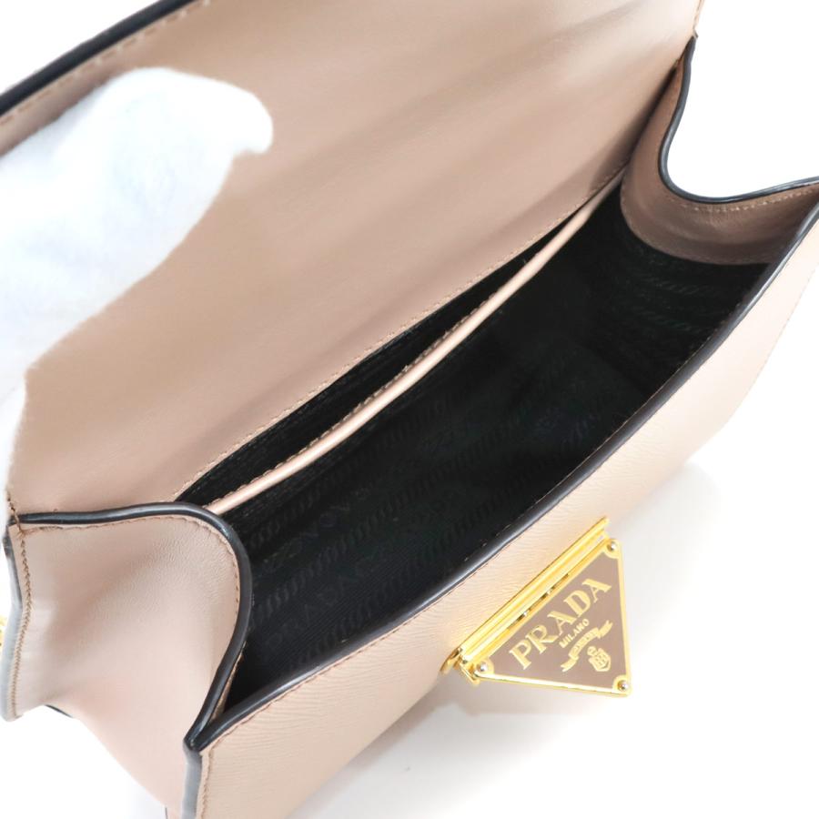 PRADA（プラダ） 新品同様 サフィアーノ チェーン ショルダー バッグ