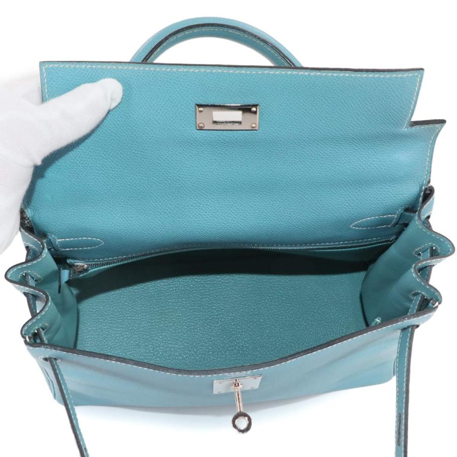 HERMES（エルメス） 新品同様 ケリー 28 エプソン ブルージーン 2way