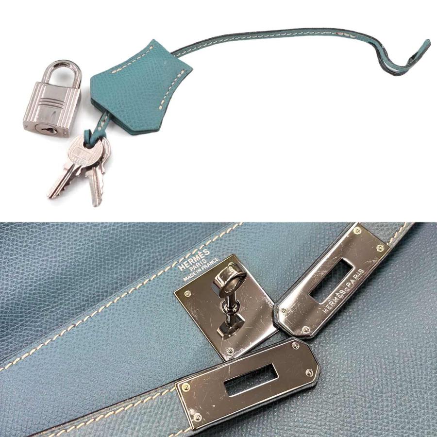 HERMES（エルメス） 新品同様 ケリー 28 エプソン ブルージーン 2way