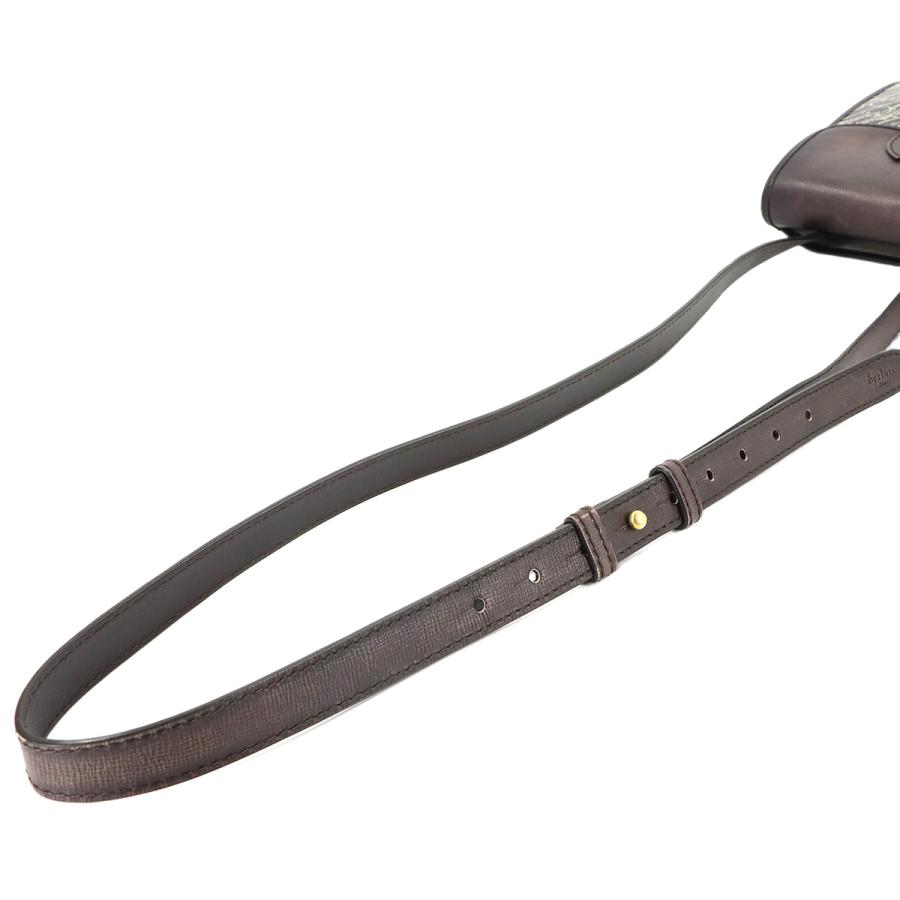 美品 ベルルッティ ブルス トワル マルブフ メッセンジャー ショルダーバッグ Berluti（ベルルッティ） 美品 ブルス マルブフ メッセンジャー バッグ