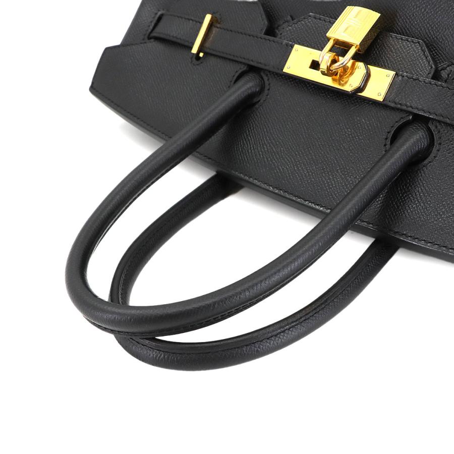 HERMES（エルメス） バーキン35 エプソン ブラック ハンド バッグ □N
