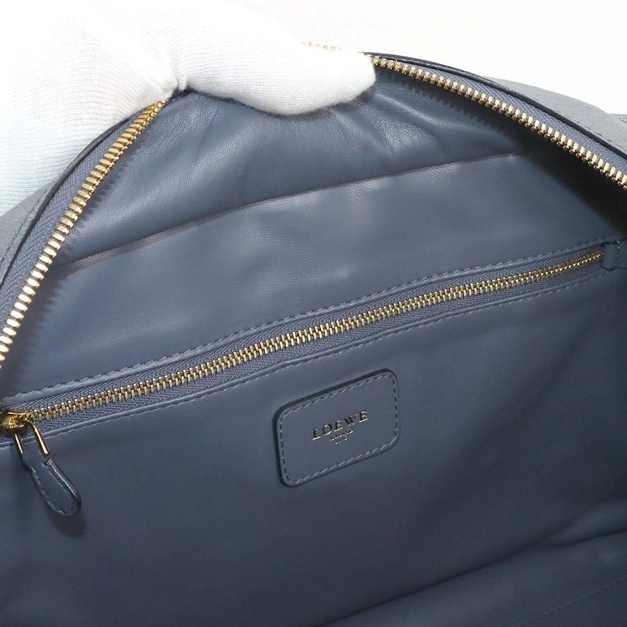 LOEWE（ロエベ） アマソナ 36 ハンド バッグ レザー グレー ゴールド