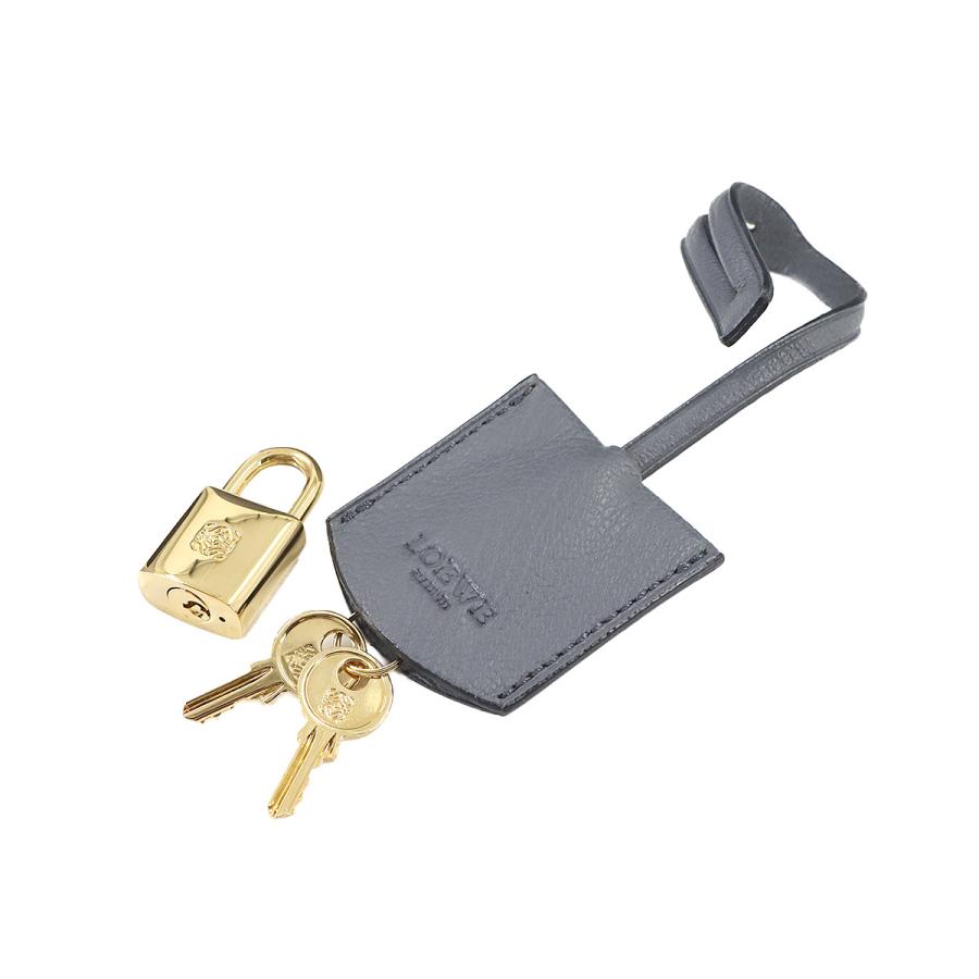 LOEWE（ロエベ） アマソナ 36 ハンド バッグ レザー グレー ゴールド 