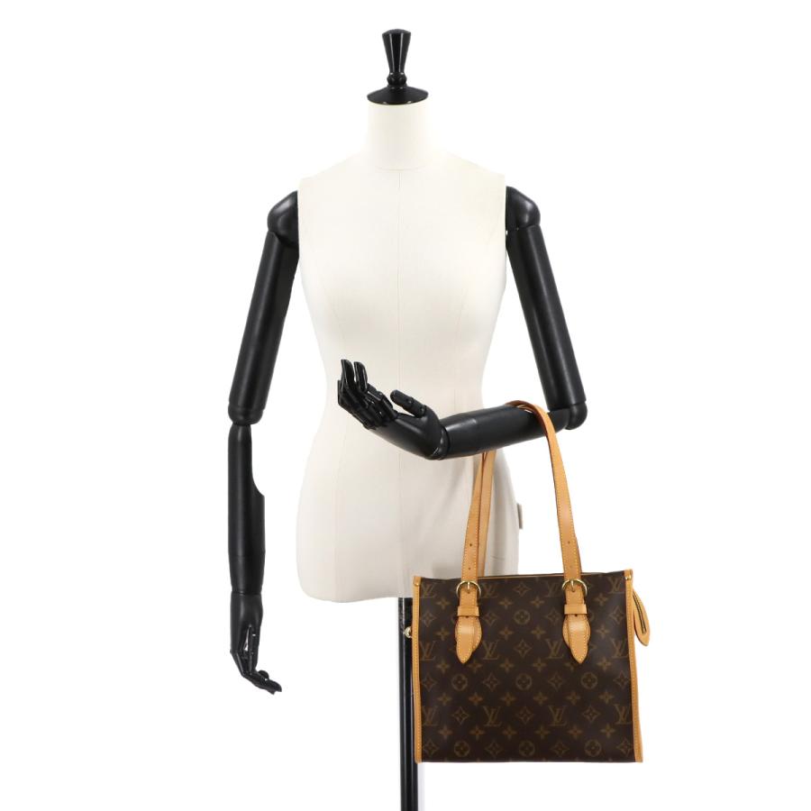 ルイ ヴィトン LOUIS VUITTON モノグラム ポパンクール オ トート バッグ ブラウン M40007 ゴールド 金具 Popincourt Haut Bag 90306424_9