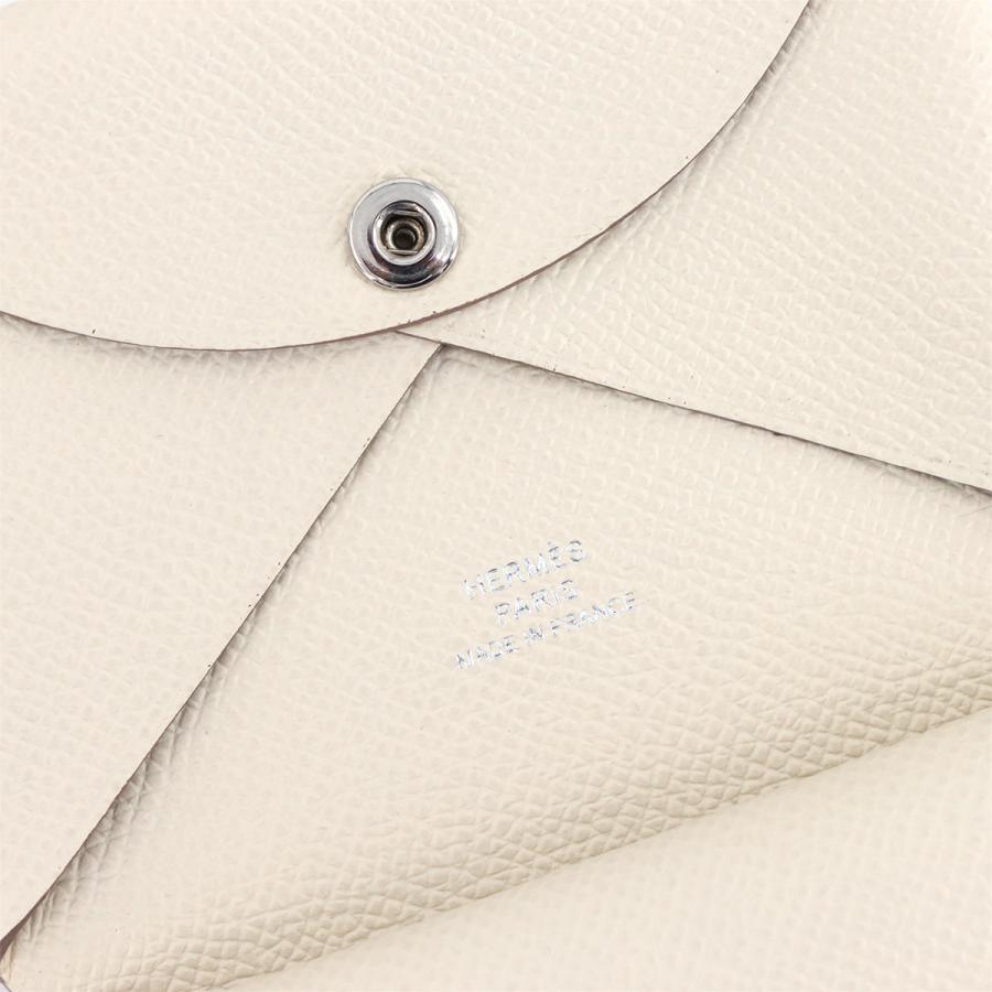 極美品【HERMÈS】ヴォーエプソン カルヴィ デュオ ケース HERMES（エルメス） コインケース カルヴィデュオ CALVI DUO エプソン