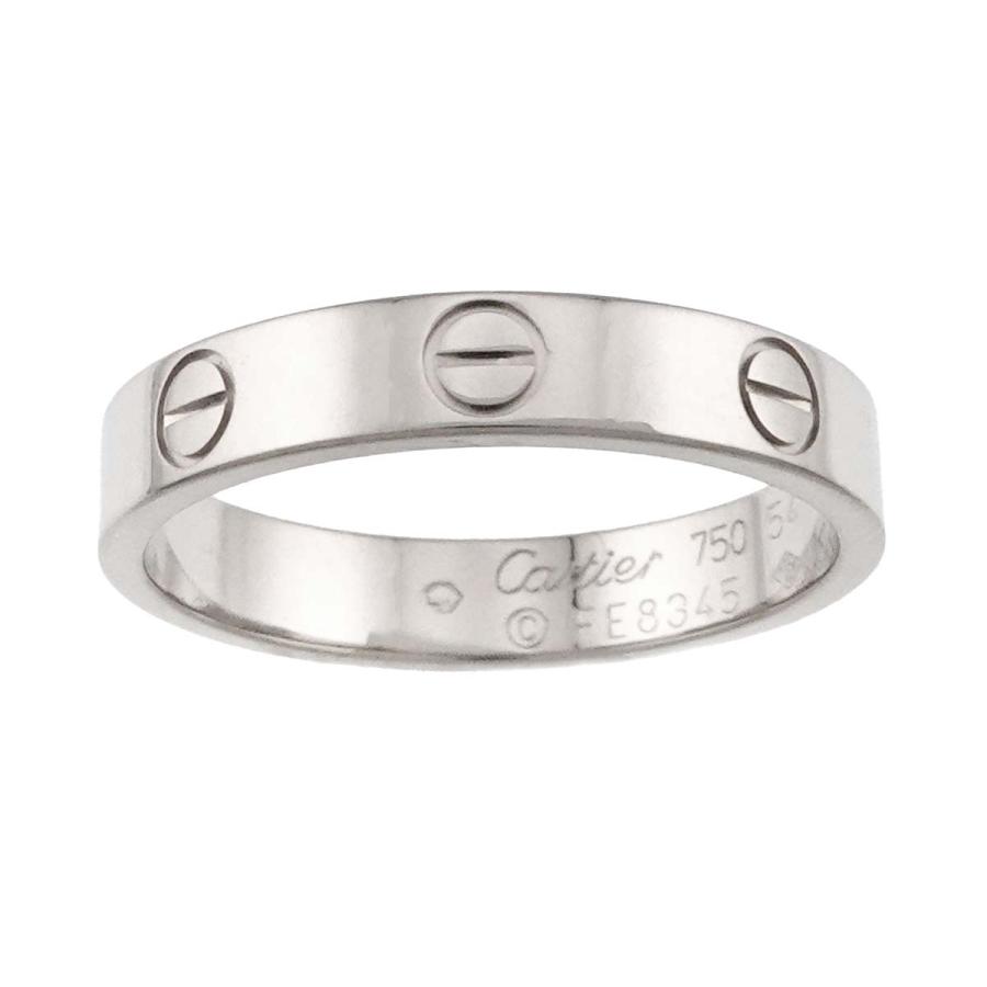 カルティエCartier WGホワイトゴールド　ミニラブ Cartier（カルティエ） ミニラブ #54 リング K18 WG ホワイトゴールド