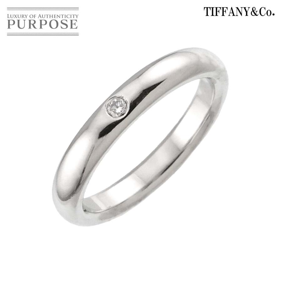 美品　Tiffany & Co. ティファニー スタッキングバンド ダイヤ TIFFANY&Co.（ティファニー） スタッキング バンド 6.5号 リング