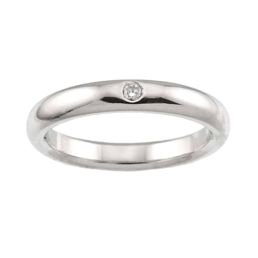 美品　Tiffany & Co. ティファニー スタッキングバンド ダイヤ TIFFANY&Co.（ティファニー） スタッキング バンド 6.5号 リング