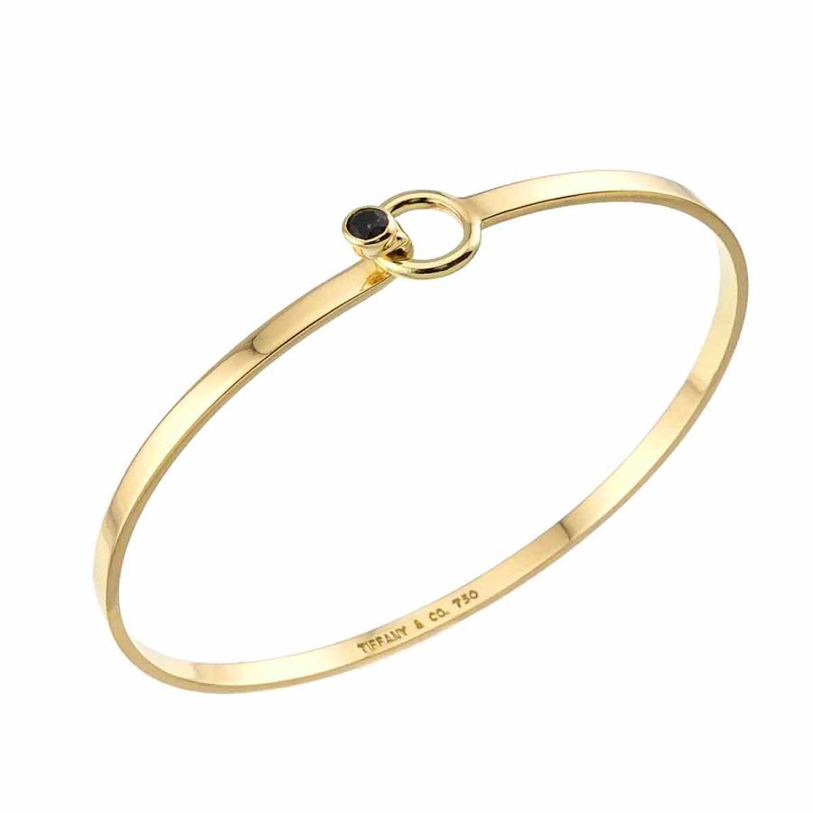TIFFANY&Co.（ティファニー） フック&アイ サファイヤ バングル 17cm