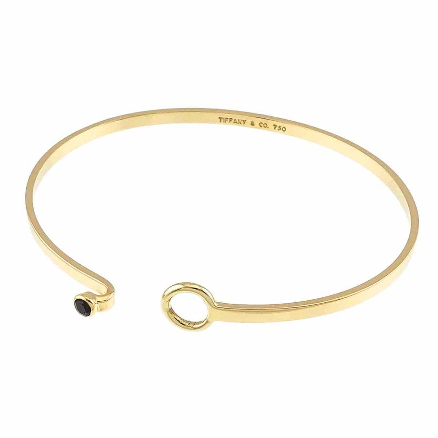 TIFFANY&Co.（ティファニー） フック&アイ サファイヤ バングル 17cm