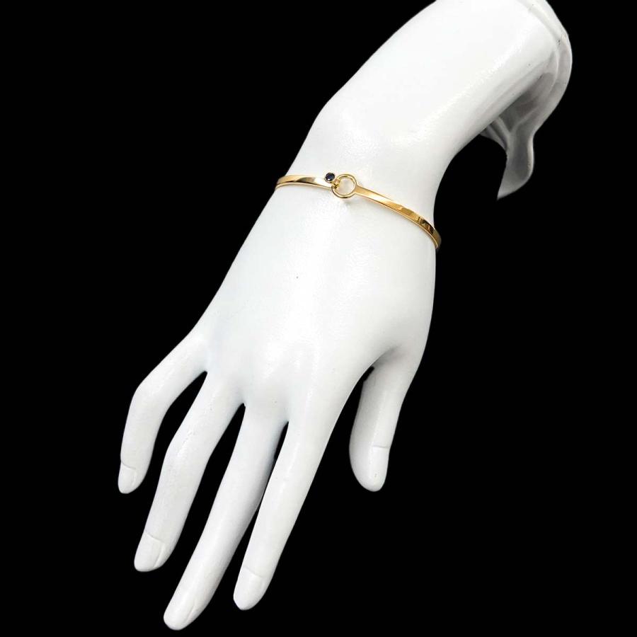 TIFFANY&Co.（ティファニー） フック&アイ サファイヤ バングル 17cm