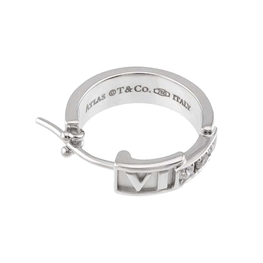 TIFFANY&Co.（ティファニー） アトラス フープ ダイヤ ピアス K18 WG