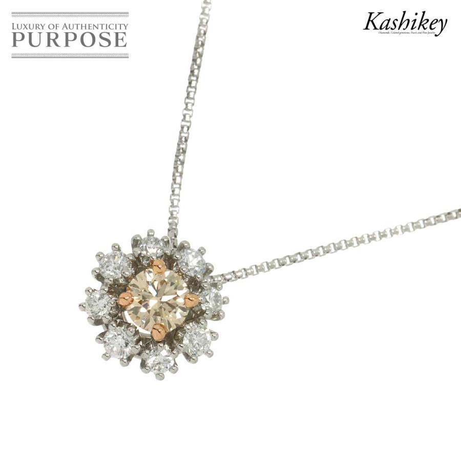 カシケイ KASHIKEY ブラウンダイヤ 0.30ct ダイヤ ネックレス