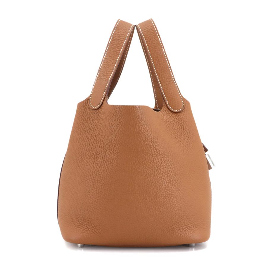 新品同様 エルメス バッグ ピコタンロック PM ハンド バッグ トリヨンクレマンス ゴールド W刻印 レディース 90307061 【中古】ブランド HERMES（エルメス） 新品同様 ピコタンロック PM ハンド バッグ