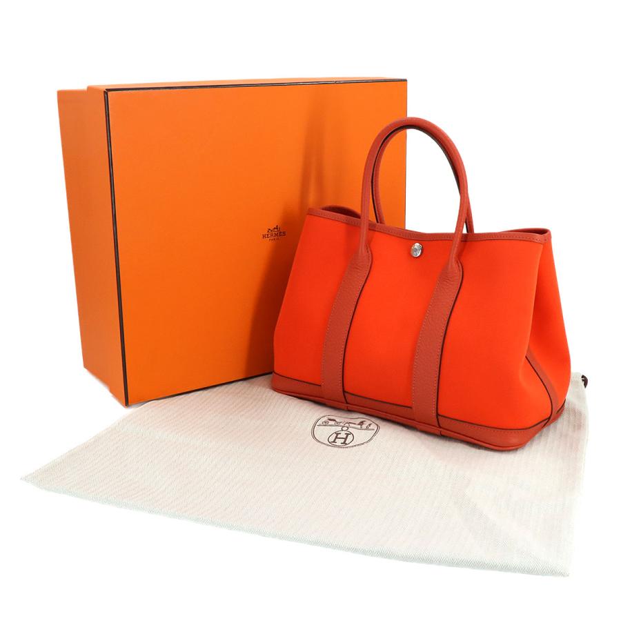 <新品同様>エルメス　ガーデンパーティー30TPM HERMES（エルメス） 新品同様 ガーデンパーティ 30 TPM トート バッグ