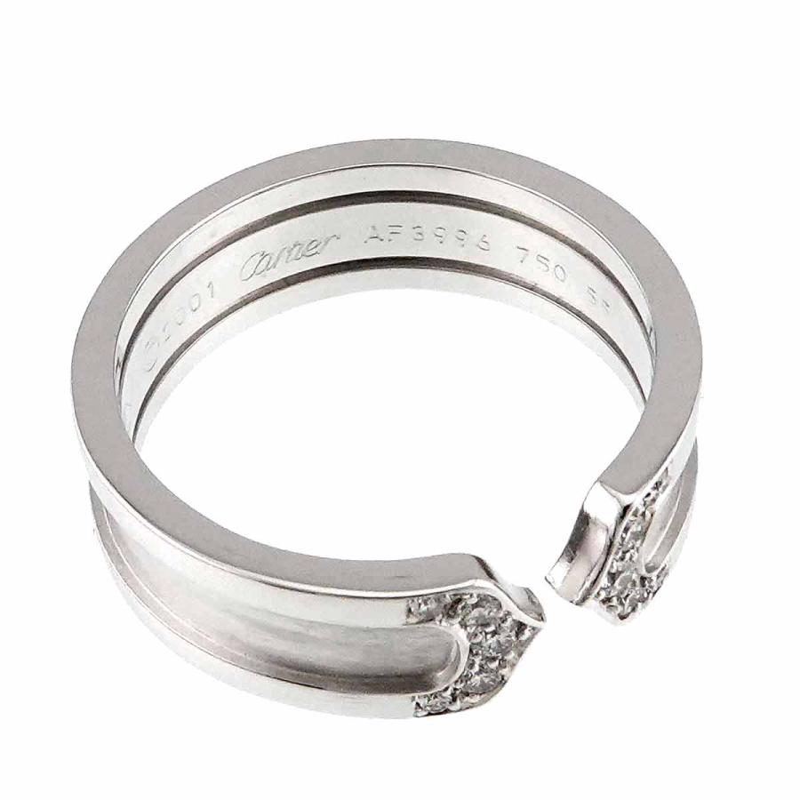 Cartier（カルティエ） Cartier C2 スモール SM #55 リング ダイヤ K18