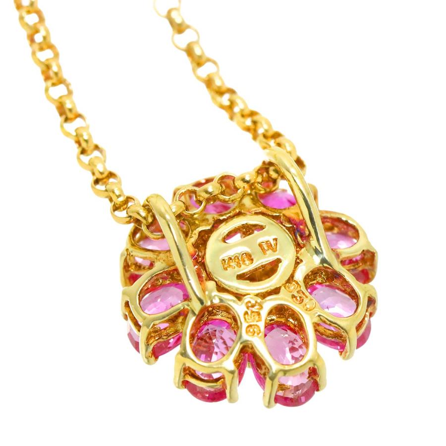 ポンテヴェキオ Ponte Vecchio ルビー 1.56ct ダイヤ 0.30ct ネックレス 40cm K18 PG ピンクゴールド 750 Ruby Necklace 90307448_3