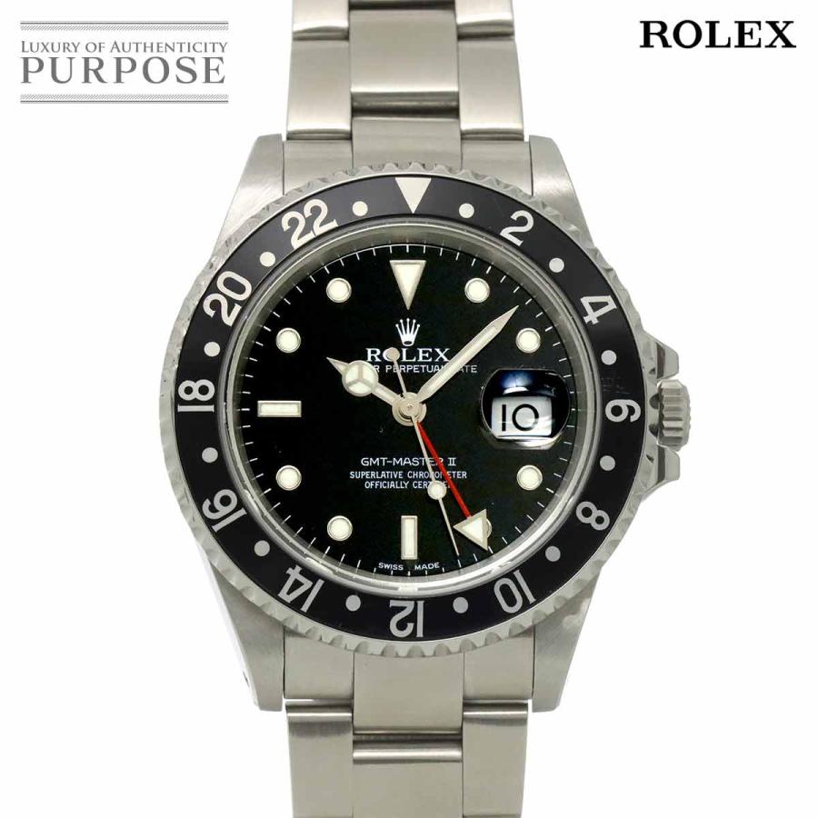 ROLEX（ロレックス） ROLEX GMTマスター2 16710 Y番 メンズ 腕時計 