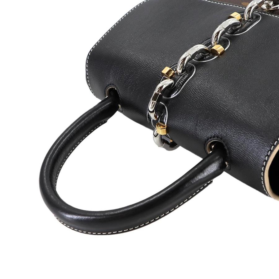 美品 ルイ ヴィトン LOUIS VUITTON モノグラム チェーン イット PM 2way ハンド ショルダー バッグ ノワール M44115 Chain It PM 90307799_4