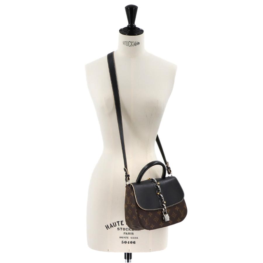 美品 ルイ ヴィトン LOUIS VUITTON モノグラム チェーン イット PM 2way ハンド ショルダー バッグ ノワール M44115 Chain It PM 90307799_9
