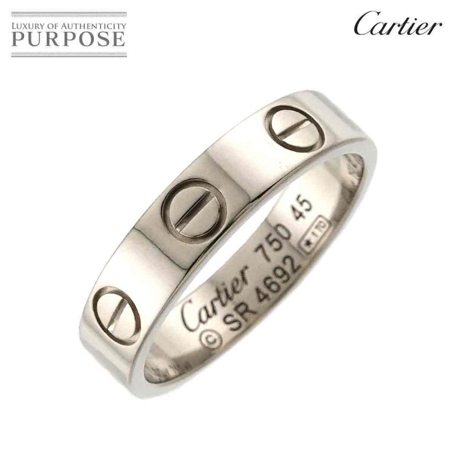 Cartier（カルティエ） ミニラブ #45 リング K18 WG ホワイト