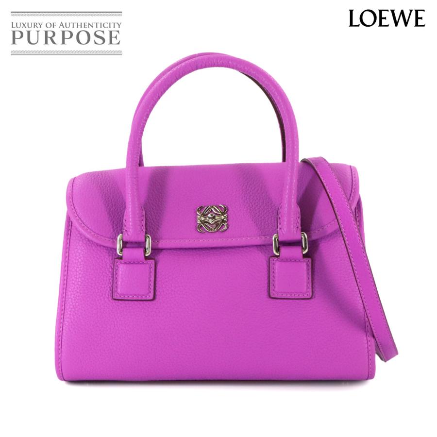 LOEWE（ロエベ） 新品同様 アラモ 28 2way ハンド ショルダー バッグ 