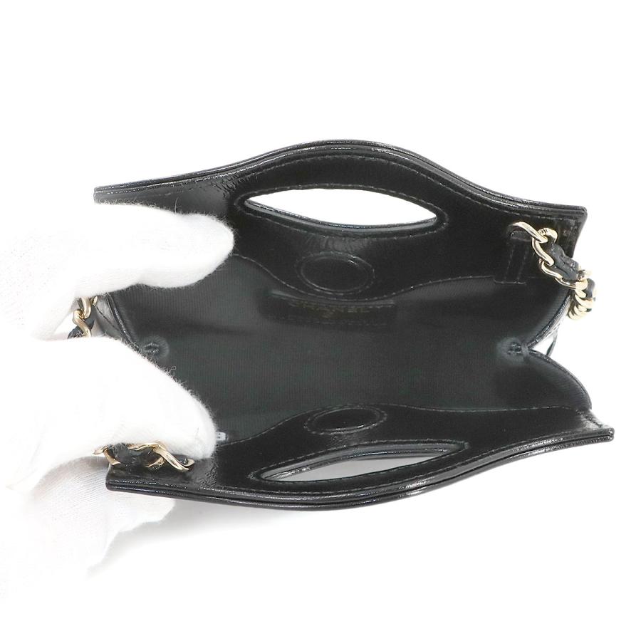 未使用 展示品 シャネル CHANEL 31 マイクロ クラッチ チェーン ショルダー バッグ カーフスキン ブラック CHANEL 31 Micro Bag 90308153 CHANEL（シャネル） 未使用 展示品 CHANEL 31 マイクロ クラッチ