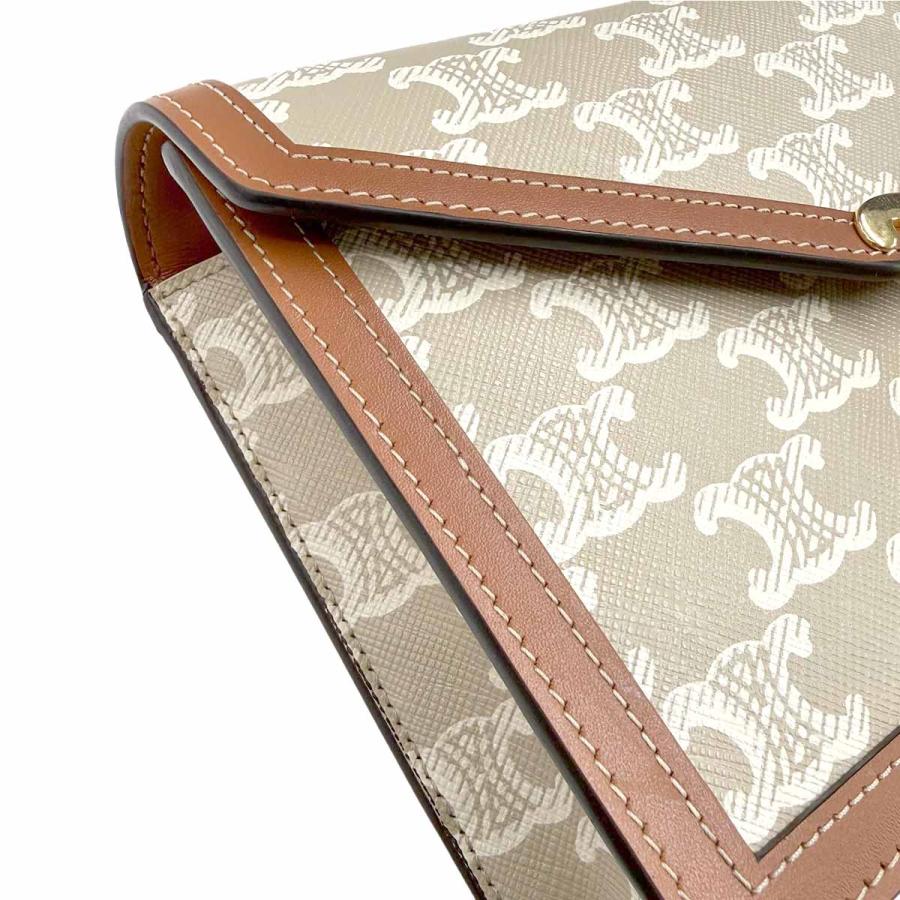 CELINE（セリーヌ） 未使用 展示品 トリオンフ チェーン ウォレット 長 
