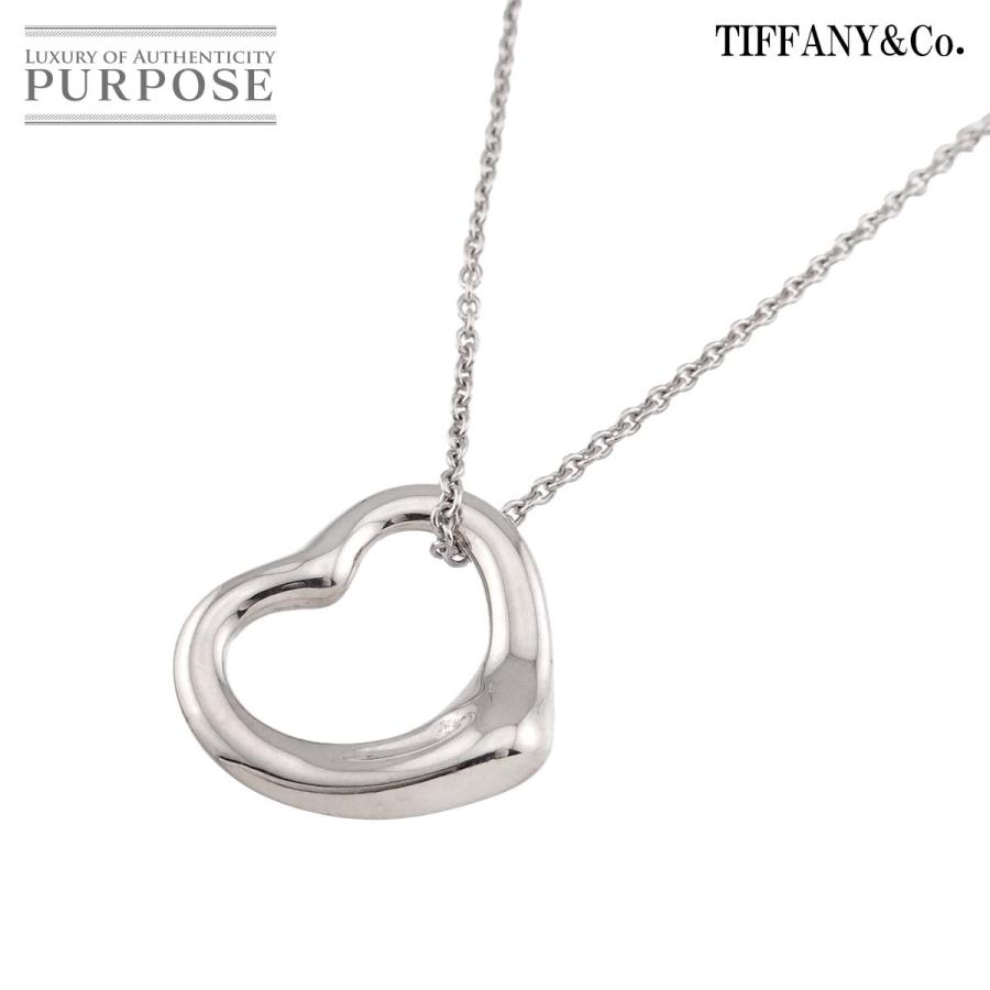 TIFFANY&Co.（ティファニー） オープンハート ネックレス 幅22mm 45cm 
