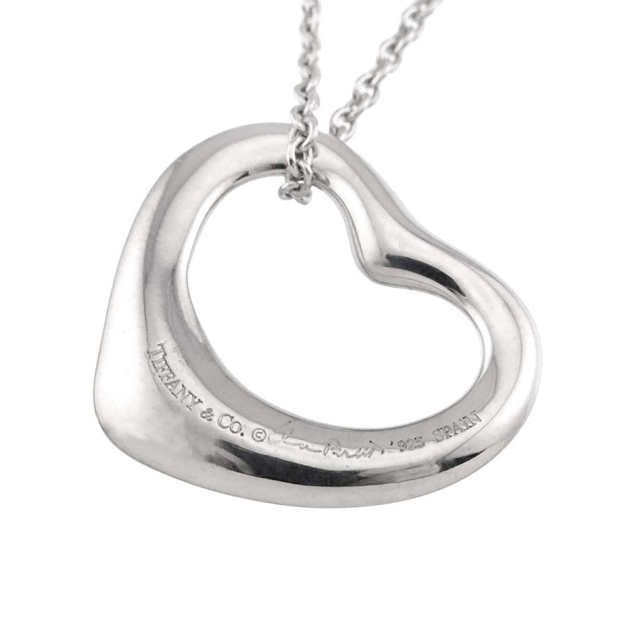 TIFFANY&Co.（ティファニー） オープンハート ネックレス 幅22mm 45cm 
