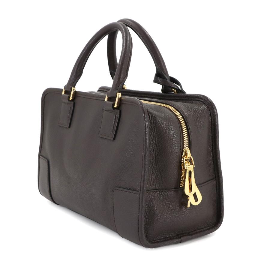 LOEWE（ロエベ） 新品同様 アマソナ 28 ハンド バッグ レザー ブラウン