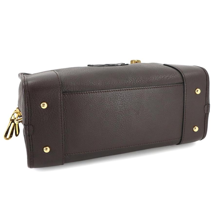 LOEWE（ロエベ） 新品同様 アマソナ 28 ハンド バッグ レザー ブラウン