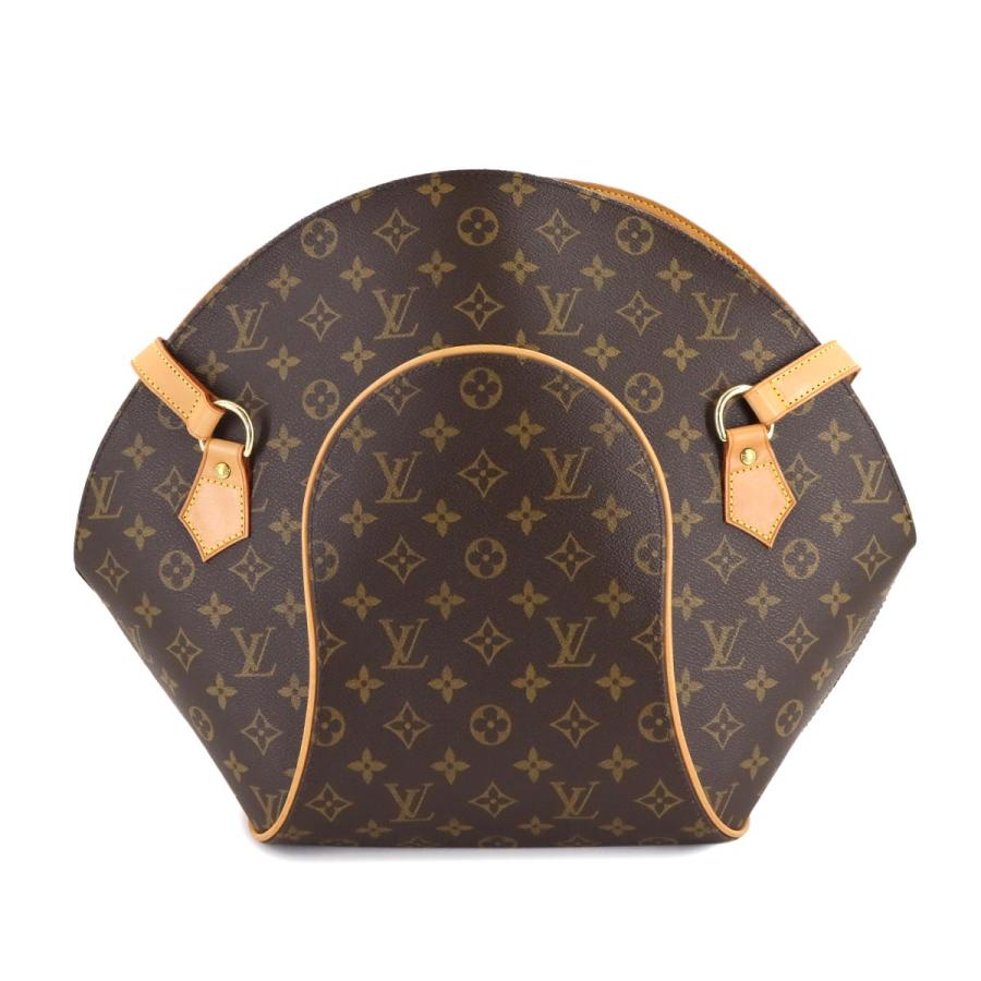 新品同様 ルイ ヴィトン LOUIS VUITTON モノグラム エリプス ショッピング ショルダー バッグ ブラウン M51128 Elipse Shopping 90308400_1