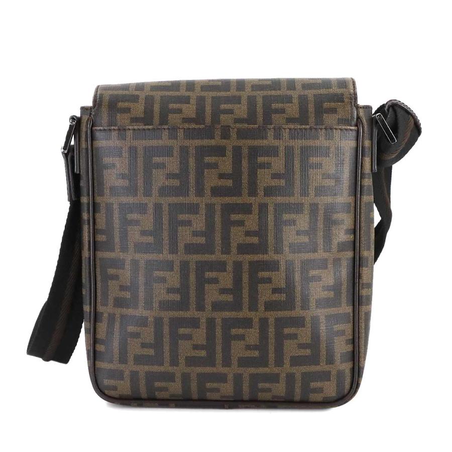 FENDI フェンディ ズッカ ショルダーバッグ メッセンジャーバッグ PVC FENDI（フェンディ） 新品同様 ズッカ ショルダー メッセンジャー